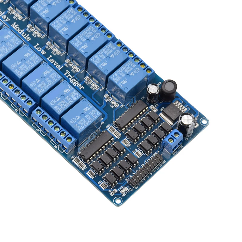 5 в 16 канальный релейный модуль модульный оптрон LED для Arduino PiC ARM AVR|Оборудование