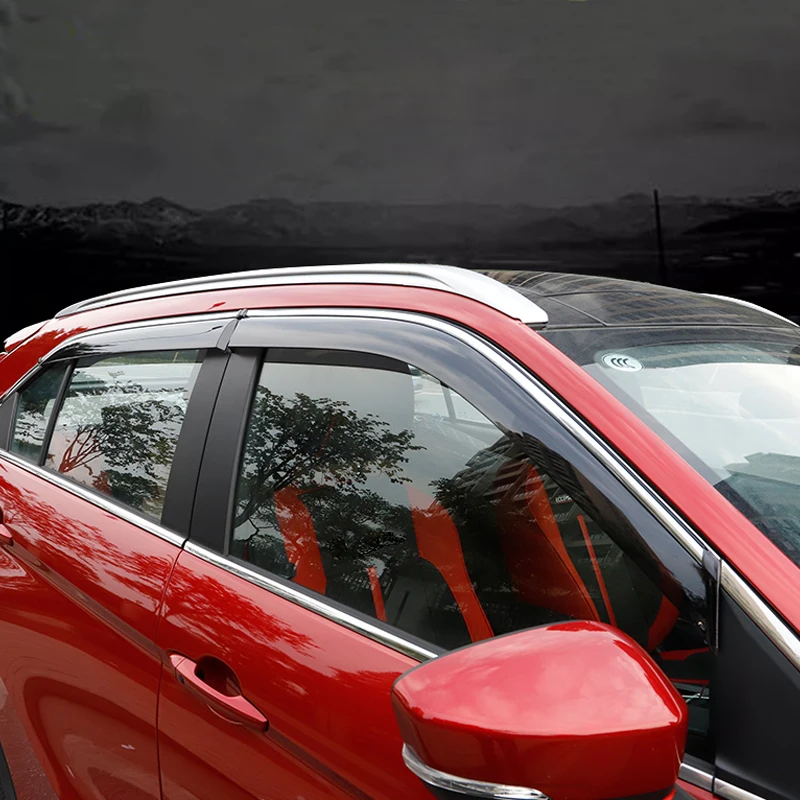 

For Mitsubishi Eclipse Cross 2017 2018 2019 Car Accessories Window Visor Vent Shade Rain Sun Wind Guard Deflectors