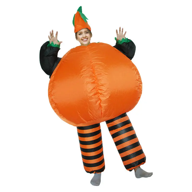 

New 2019 Anime Cosplay Inflatable Pumpkin Costume Halloween Costume for woman Funny Dress Outfit