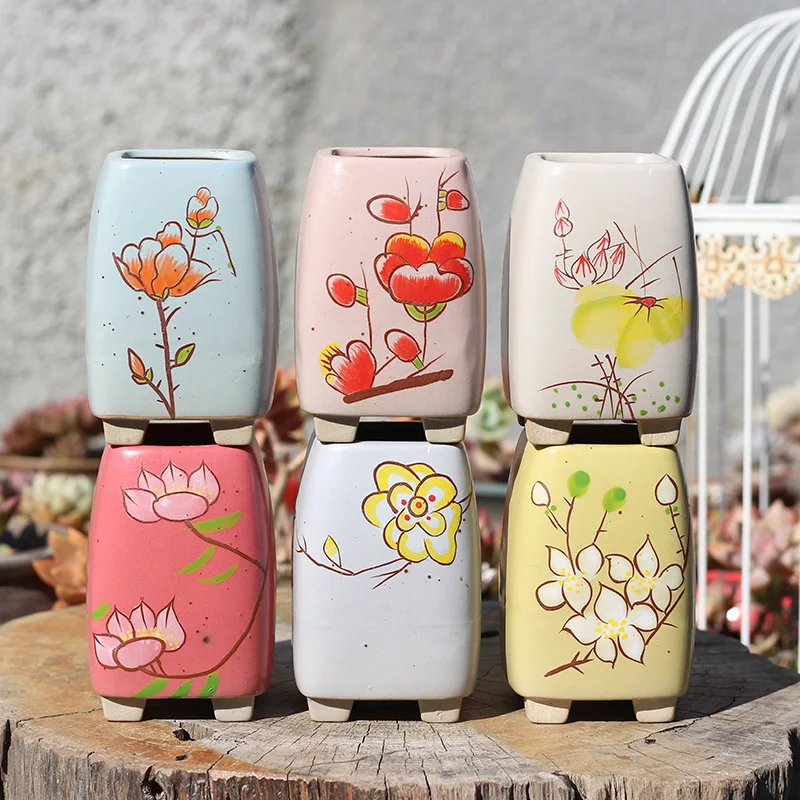 

Potted ceramic pot utensil container vase vase decorator art plant garden decoration