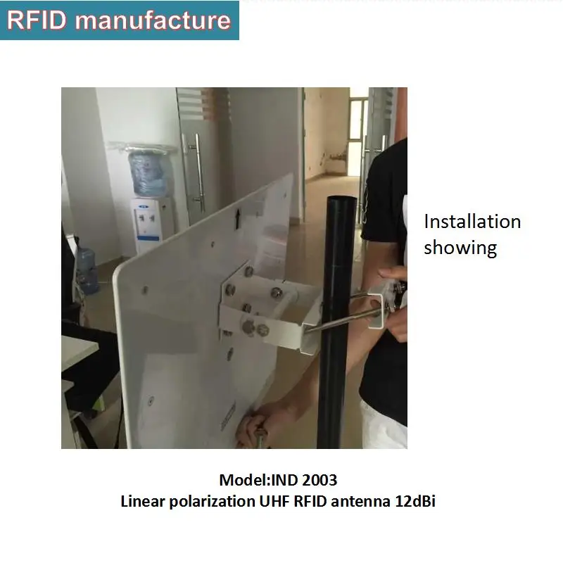 12dbi усиление uhf панель rfid антенна линейная поляризация 868 МГц 915 ярлык большой