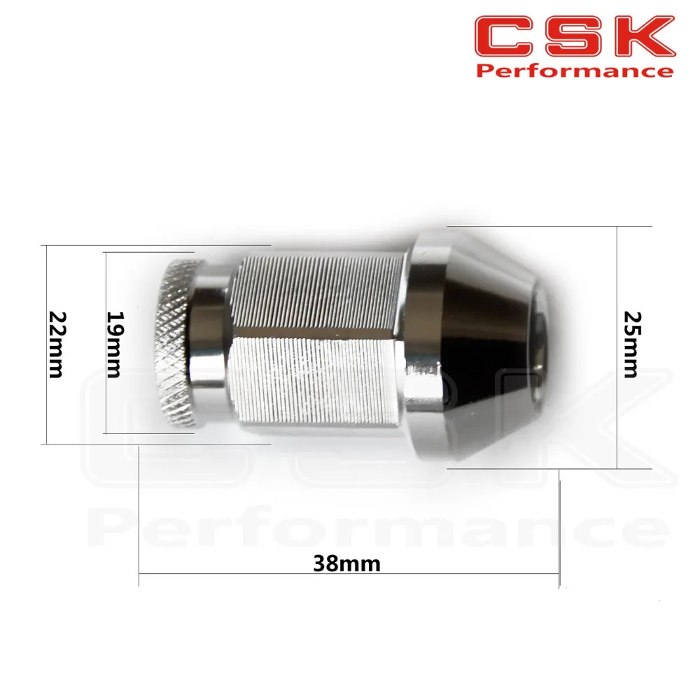 JDM Алюминиевые гайки для гоночных колес P 1 25 X M12 D1 SPEC 20 шт черные колесные