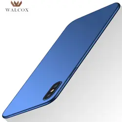 Walcox чехлы для iPhone XS Max чехол прорезиненный жесткий пластик для iPhone XR корпусы iPhone XS крышка красочные горячие