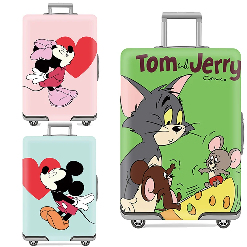 

Mickey Pattern Elastic Luggage Cover Protector Dustproof18-32 Inch Trolley Suitcase Case Protective Covers Travel Accessories