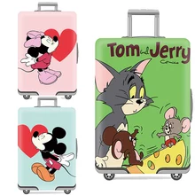 Mickey Pattern Elastic Luggage Cover Protector Dustproof18-32 Inch Trolley Suitcase Case Protective Covers Travel Accessories