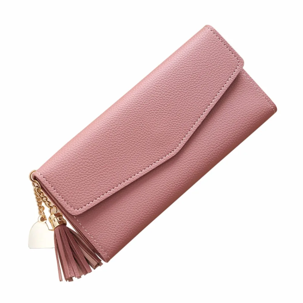

Baellerry Luxury Leather Cash Purse Fashion Envelope Women Wallet Ladies Long Clutch Female Bag Wallets Casual Change Purse