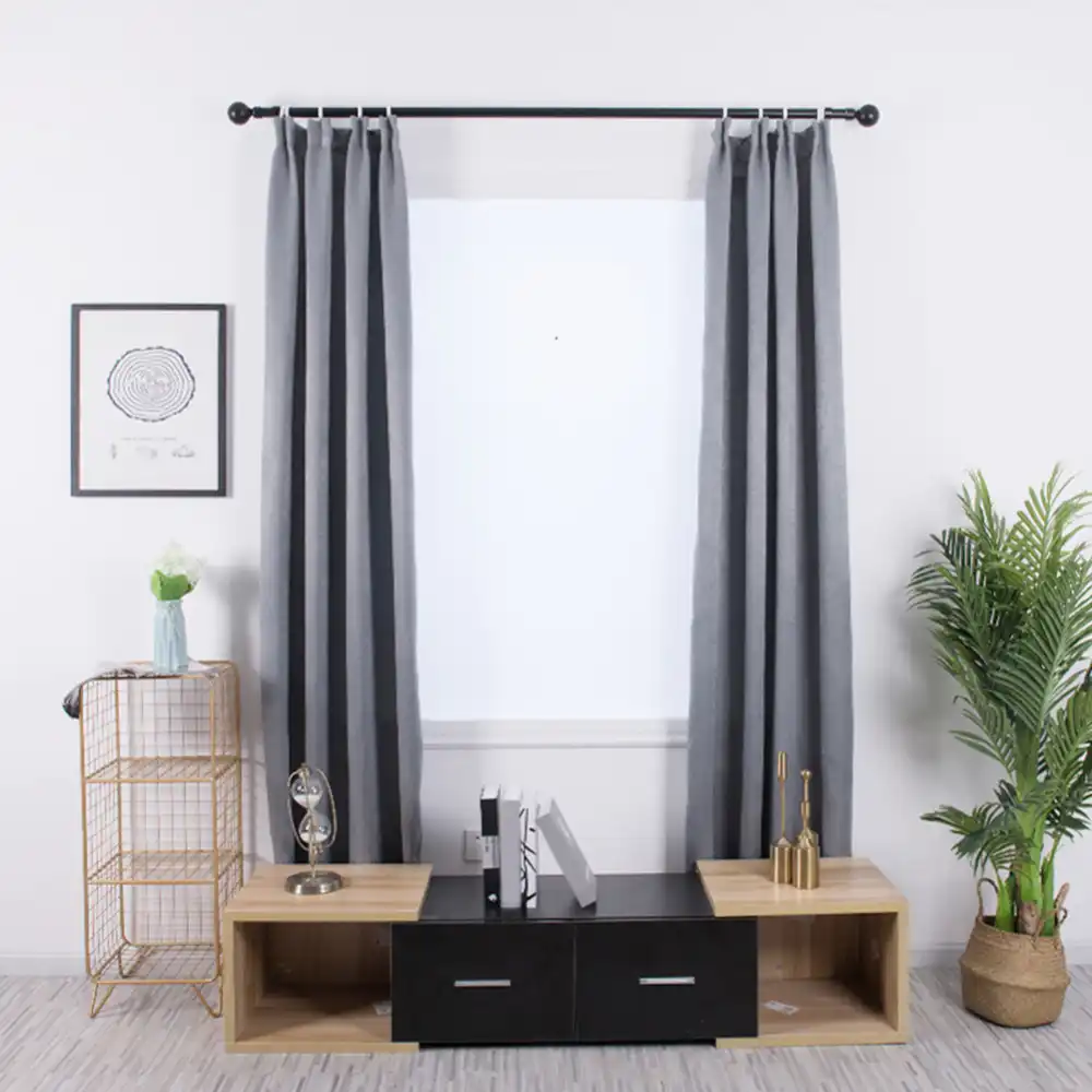 Home Blockout Curtain Wide Thick Curtain Decorative Drapes For