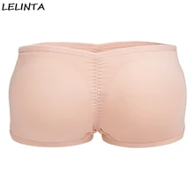 Женское корректирующее белье с подкладом и подкладом, нижнее белье для женщин-подделка для бедер и ягодиц, кружевные трусы для мальчиков, бесшовные трусики для коррекции фигуры