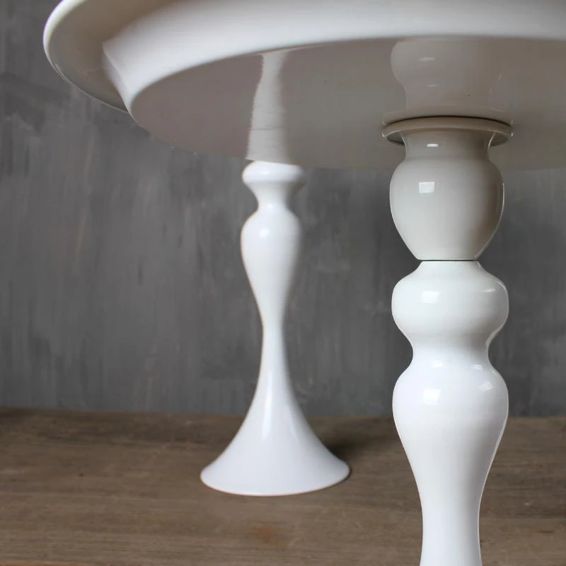 wedding cake stand white