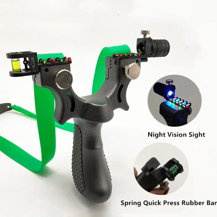 

Professional Powerful Multiple Systems Slingshot Hunting Shooting Slingshot Catapult 98k Resin Sling shot with Level Sight