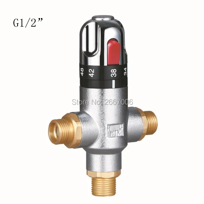 Free shipping DN15 G1/2 Thermostatic Mixing Valve Water Temperature