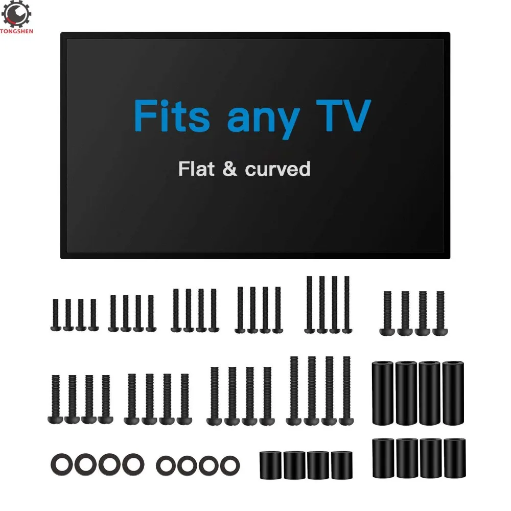 TV Screws Mounting Hardware Pack Fits All TVs M6 and M8 Screws Washers