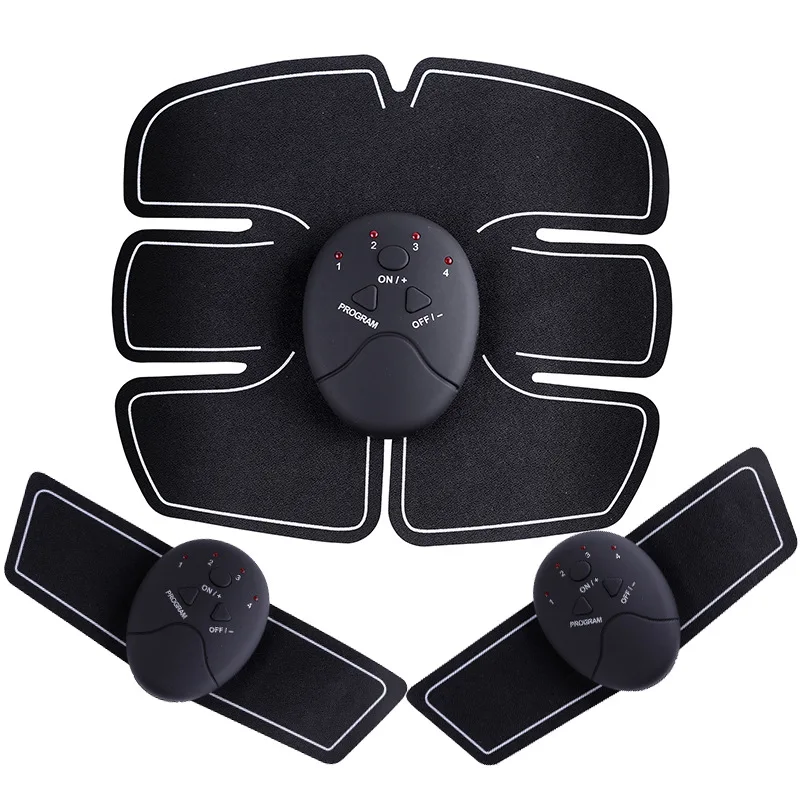 EMS Wireless Abdominal Muscle Training Stimulator Device Muscle Exerciser Training Device Body Slimming Fitness Massage Suit