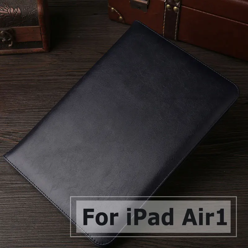 Чехол для ipad air 1 2 старший pu кожаный портфель ретро противоударный ручной ремень Магнитный держатель Стенд Folio чехол для ipad air 1 2 - Цвет: For ipad air 1-Blue