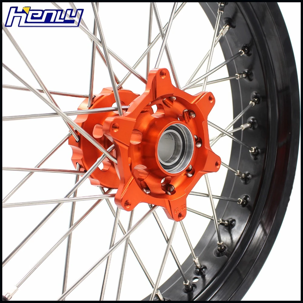 3,5/4,25 Supermotor со спицами куш ведущие колеса Supermotard обод Набор для KTM SX SX-F EXC EXC-E EXC-F 125 200 250 300 350 450 505 525