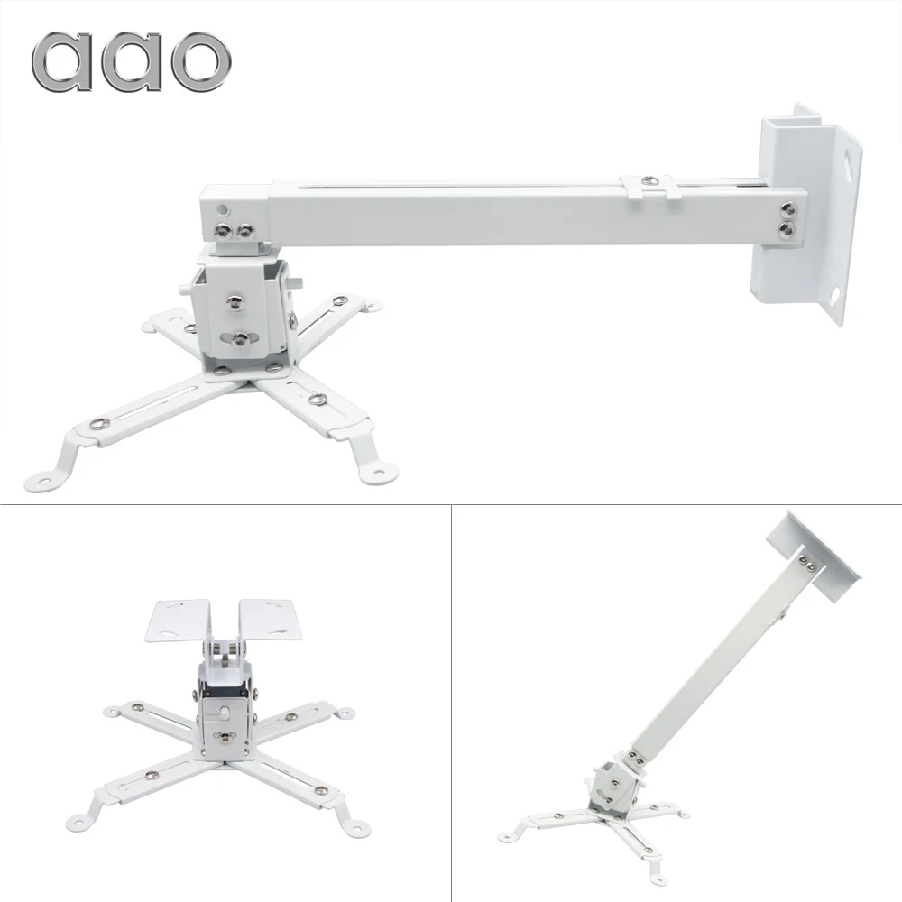 Us 25 9 30 Off Aao Projector Brackets Adjustable Projector Ceiling Mount Loading 15kg Roof Projector Bracket Yg600 Hd Projector Mount Stand In