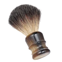 Деревянная ручка Для мужчин, щетка для бритья, профессиональная Мужская бритва лицо, борода прибор для бритья щетка для чистки лица для парикмахерского салона и инструменты