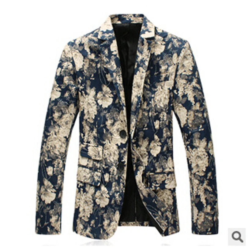 US Brand Blazer Men Autumn Winters 2015 New Men Suits 5XL Brand High Quality Sasual Blazer