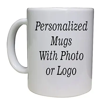 

Personalized Coffee Mug - Add pictures, logo, or text to our Custom Mugs