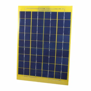 

SUNWALK 2Pcs/Lot 10W 18V Solar Panel Polycrystalline Solar Panel Charger with DC Output and Alligator Clip for Solar System