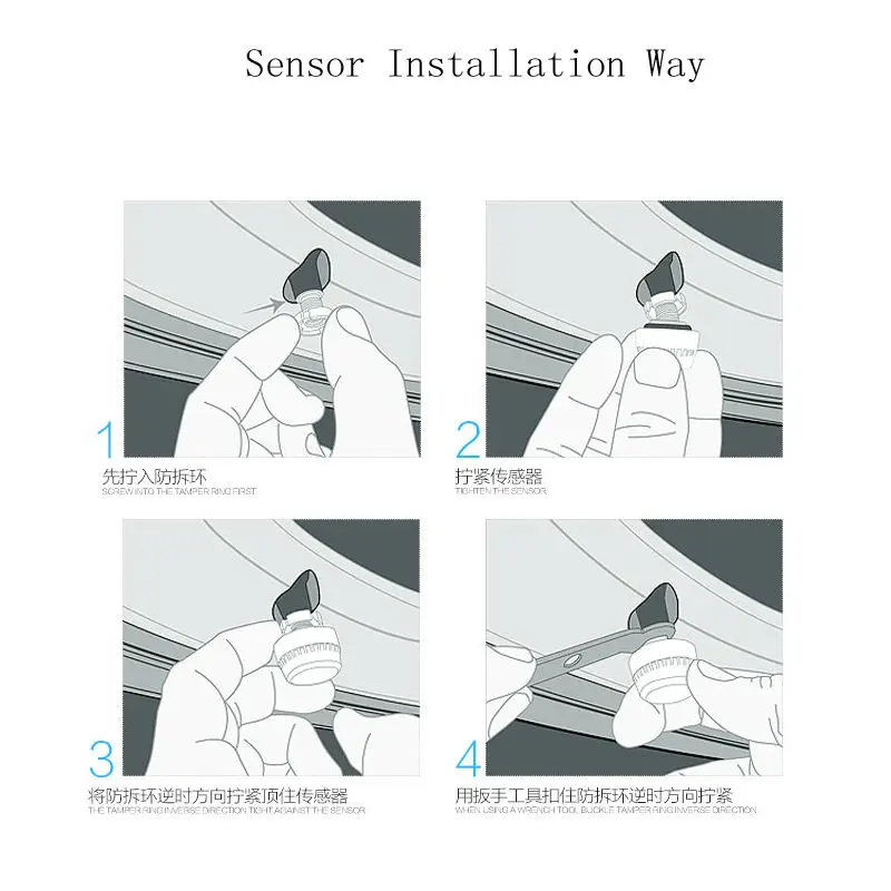 U912 NISSAN Car tire pressure monitor system Sensor 8