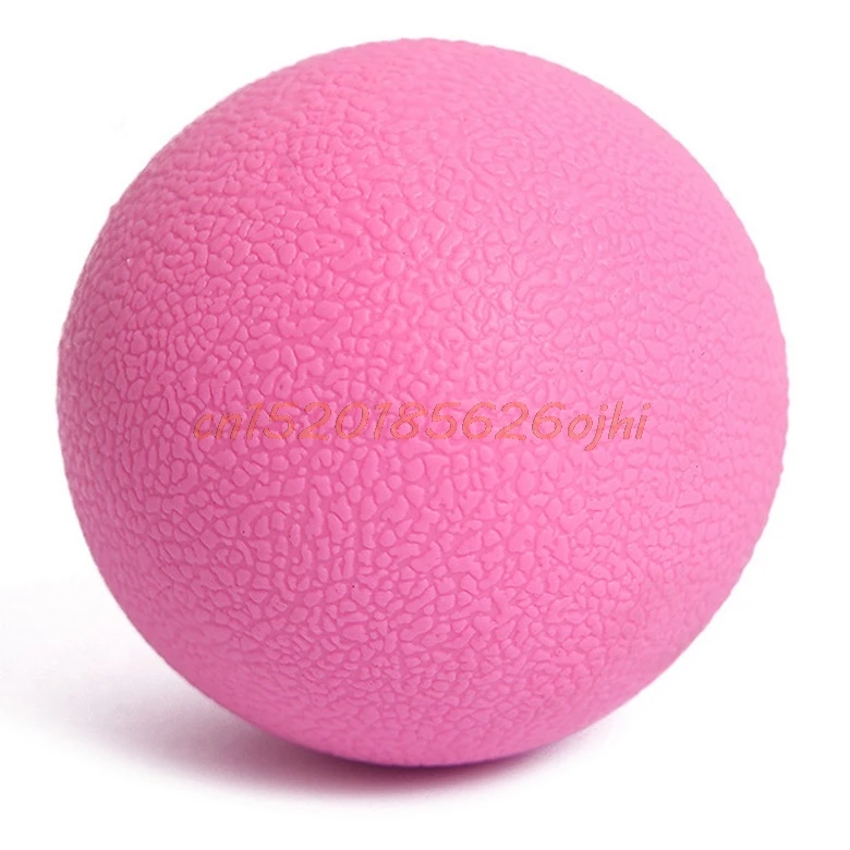 OOTDTY Лакросс Массаж Йога Мячи мобильность Myofascial триггер точка релиз тела Ball-P101 - Цвет: Красный