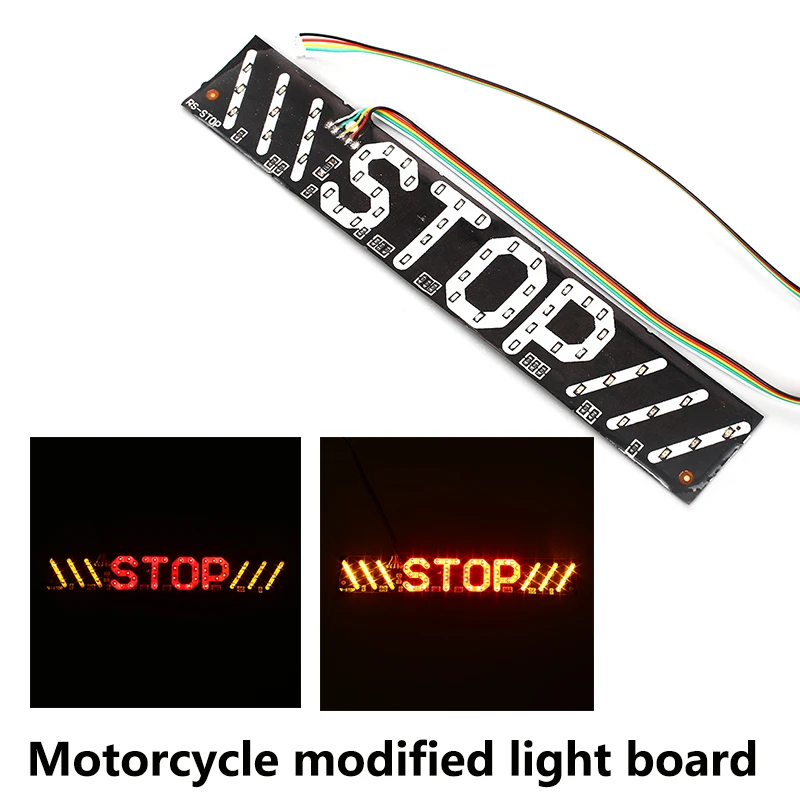 

Vehemo Flowing Signal Lamp Indicator Light Replacement Refit for Amber Light Turn Signal Light Universal Modified Motorbike