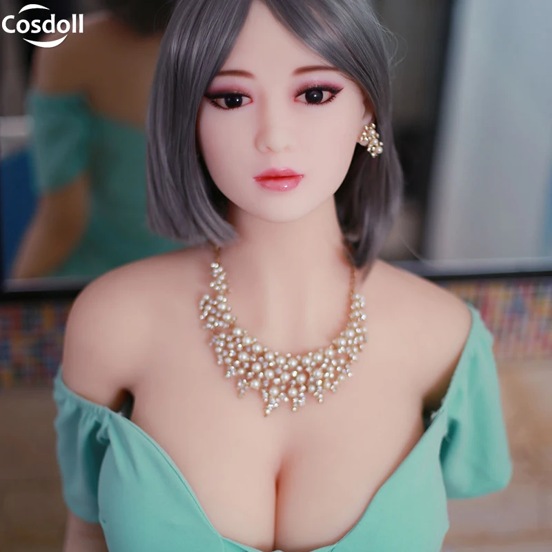 Cosdoll 158 см/165 см азиатское лицо дешевый силикон секс куклы большие груди милая