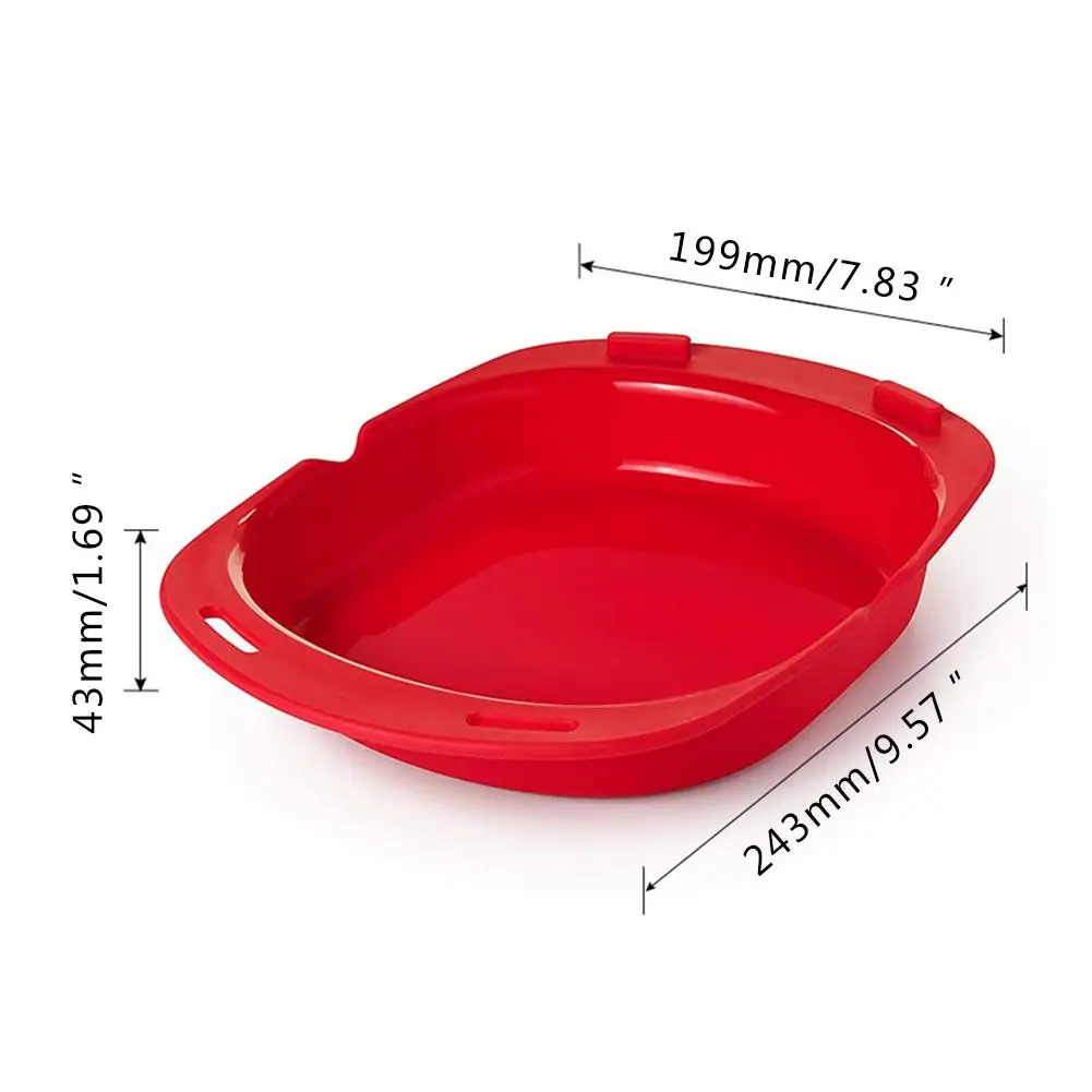 Microwave Oven Pie Boards Silicone Omelette Mold Egg Roll Baking Tray Egg Roll Maker Steaming Dishes Tool Baking Supplies 20E