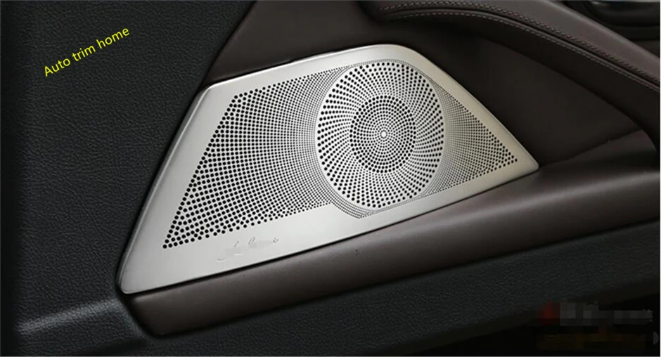 

Lapetus Side Door Stereo Speaker Audio Loudspeaker Sound Cover Trim For BMW 5 Series 520i 525i 530i F10 F18 2014 2015 2016