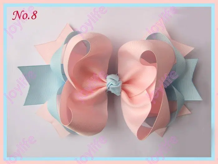 

free shipping 2017 Newest 35pcs 8'' big ring hair bows girl hair accessories popular girl hair clips