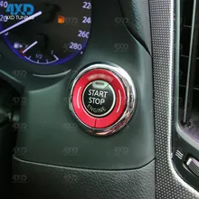 Крышка ключа Q50 Start Stop для Infiniti Q50L QX60 крышка ключа металлический пластиковый интерьер Tirm части стикер автомобиля для украшения