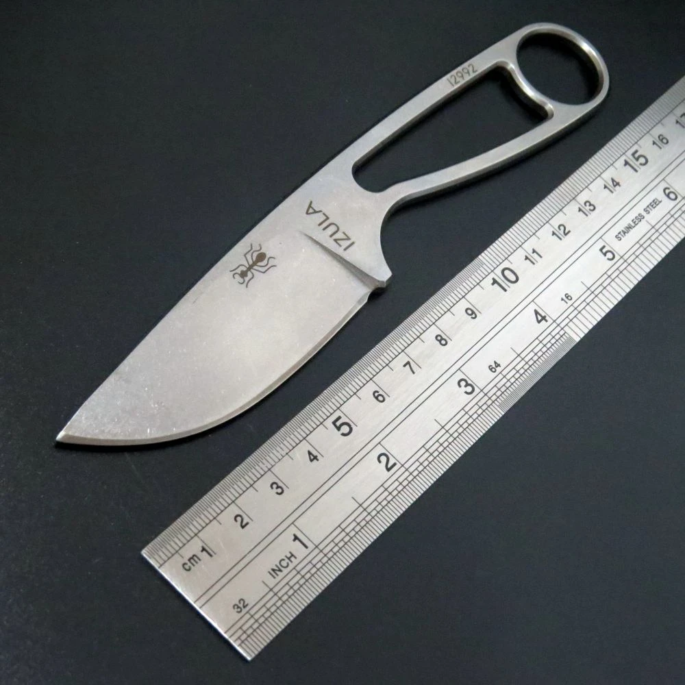 

New Arrival ANT Fixed Hunting Knife D2 Steel+stone-Wash Surface Blade Outdoor EDC Hand Tool knives Camping Knife