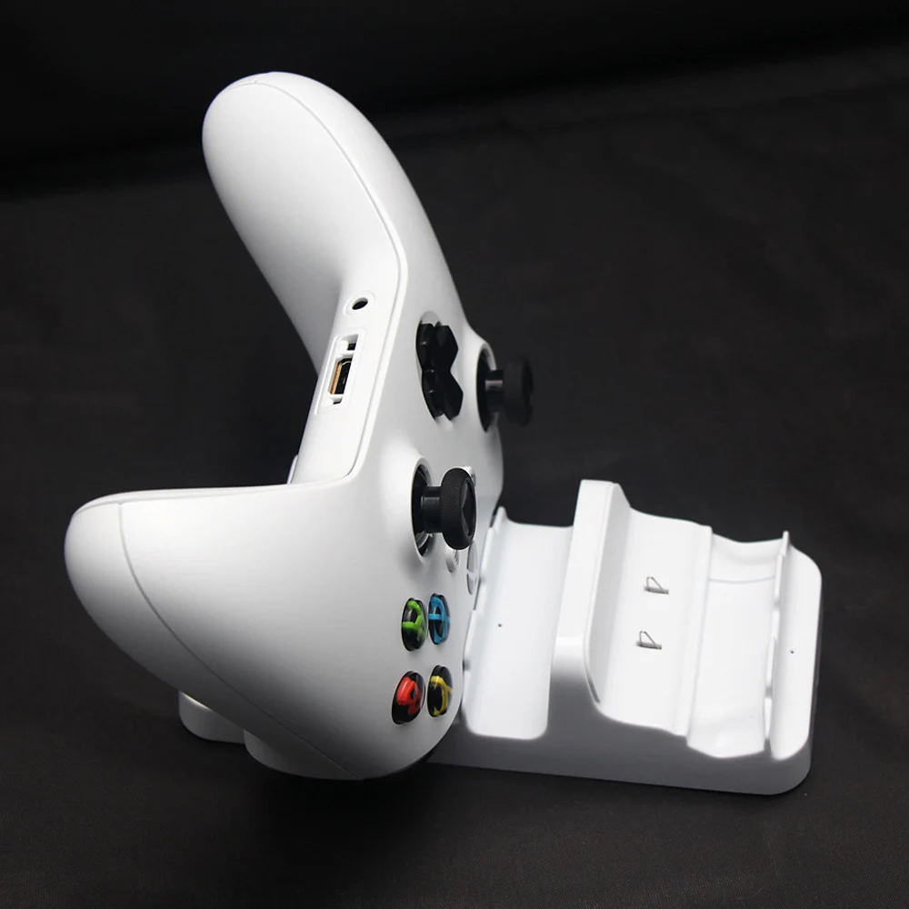 Беспроводной игровой контроллер для Microsoft Xbox One(S) док станция с двойным зарядным