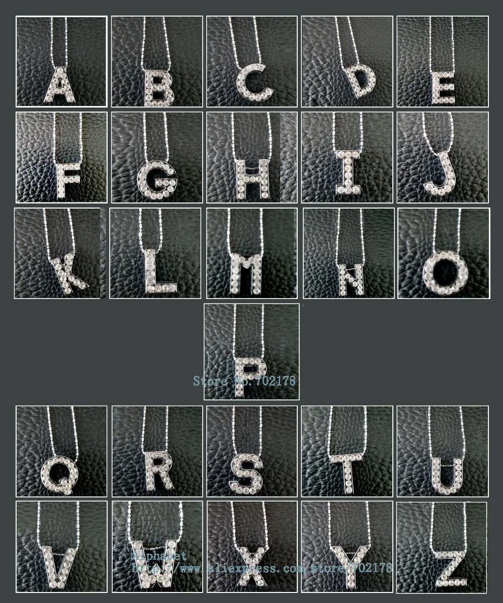 Wholesale price A S 18mm slide letters Full Rhinestone hang letters