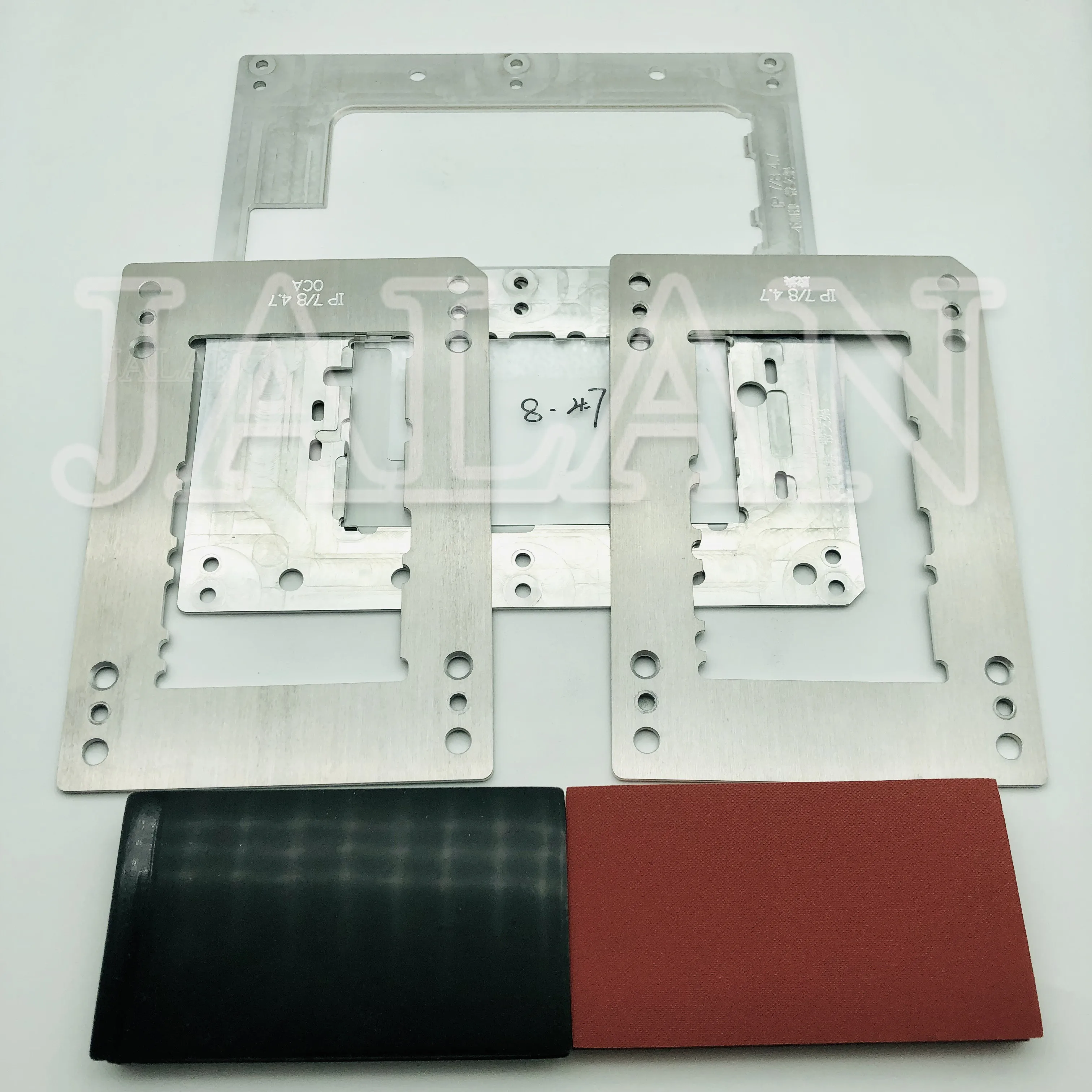 JALAN YMJ laminating mold for iPhone 7 8 4.7 inch glass frame oca lcd repair laminator machine moul