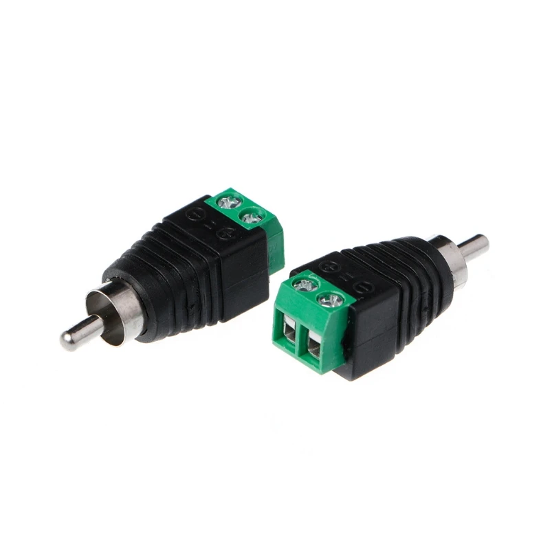 3 шт. Штекерный разъем RCA для AV коннектора видео Balun 2 винта|Соединители| |