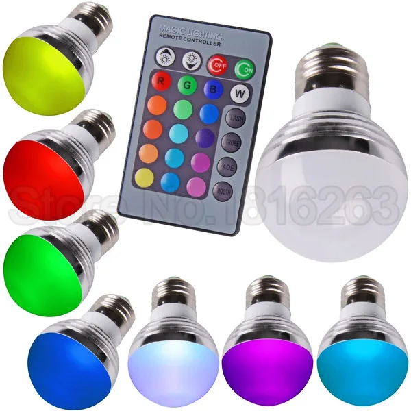 Lâmpadas Led e Tubos + ir controle remoto 16 Temperatura de Cor : Branca Natural (3500-5500k)