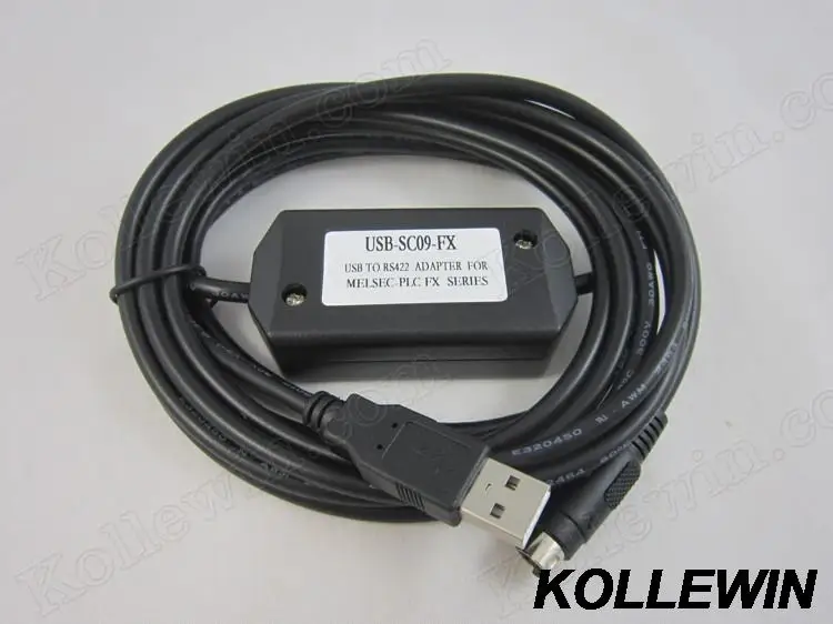 

USB-SC09-FX USB PLC programming adapter for FX series,replace FX-232AW module USB-SC09FX USBSC09FX supportwin7/win8 free ship