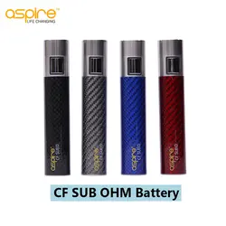 Оригинальный Aspire CF SUB Ом Батарея MOD 2000 мАч встроенный Батарея Аккумуляторы к электронным сигаретам vs CF SUB Ом Mod