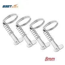 4 шт. 8 мм Морской сорт 316 из нержавеющей стали быстродействующий контакт для лодки навесной верхней колоды шарнир морской оборудования лодка