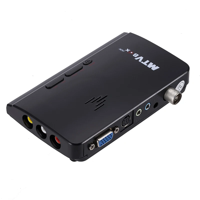 

Portable HDTV LCD HD TV Box / Caixa Analog TV Tuner / CRT Computer Monitor Digital TV Program Receiver + Remote Control