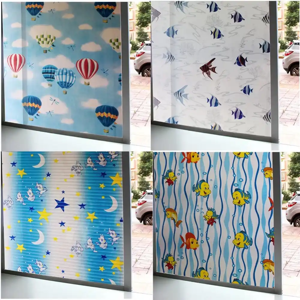 45 cm x 200 cm decoración lámina Película adhesiva-muebles lámina Stars-estrellas azul