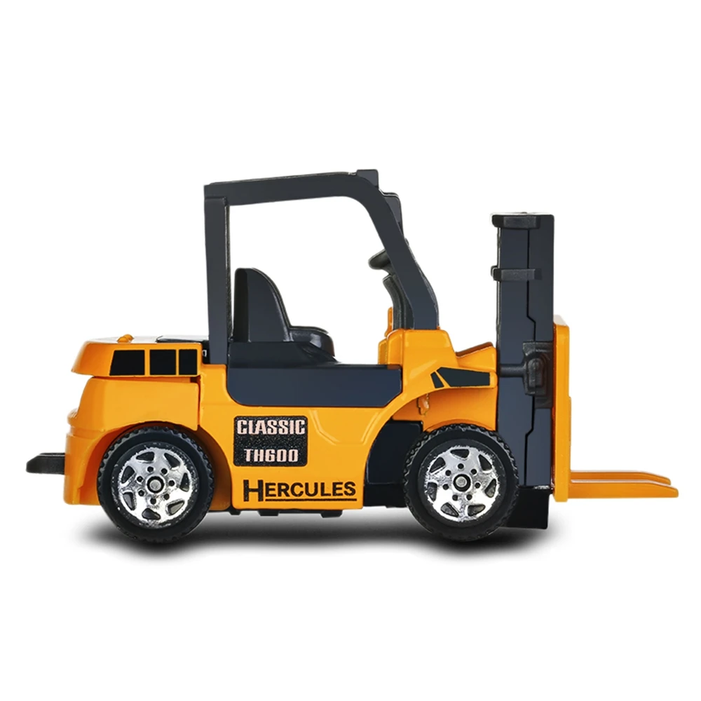  6 in 1 Mini Engineering Car Diecast Alloy Construction Vehicle Dump-car Dump Truck Model Classic Toy Mini gift for Children Toy (8)