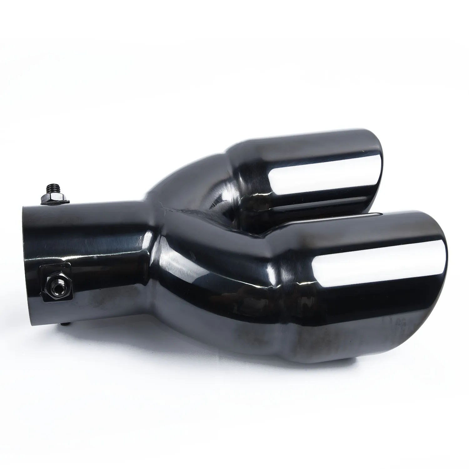 Черный металлический автомобильный Автомобильный двойной Выпускной глушитель выхлопной трубы наконечник M1 для автомобиля глушитель выхлопной системы аксессуары
