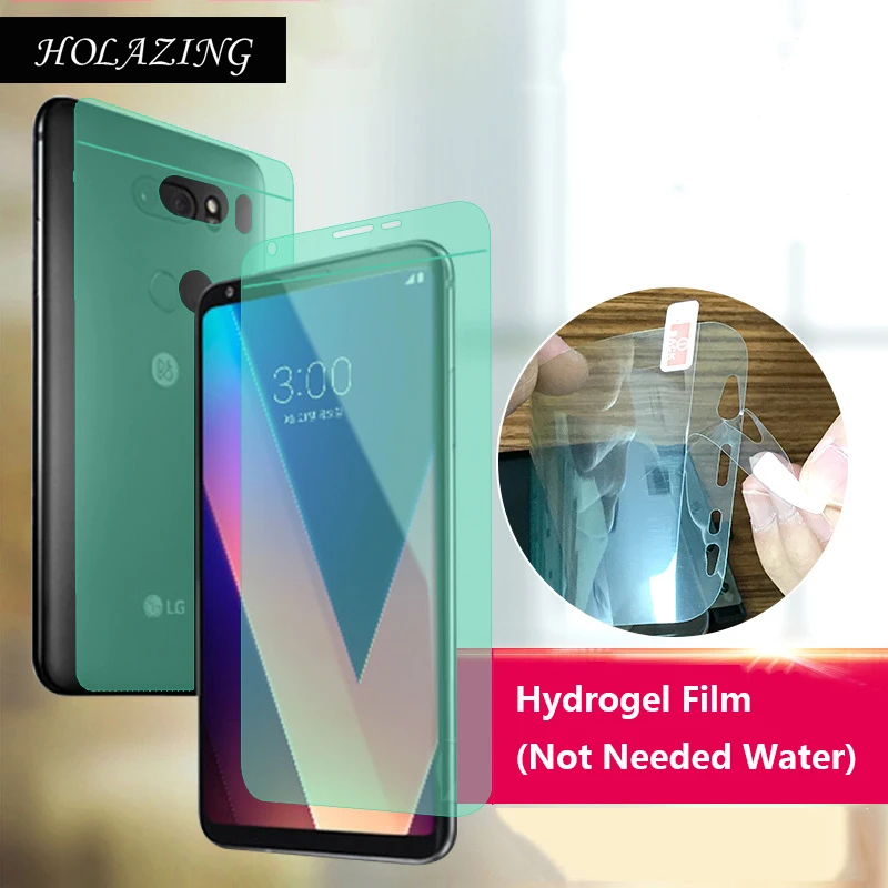 

HOLAZING New No Required Water Hydrogel Film 4D Full Coverage Screen Protector for LG V30 6.0" AUTO Fixed Skin Layer