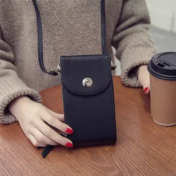 

Women Mini Multi-slot Flap Crossbody Shoulder Bag Phone Holder Pouch