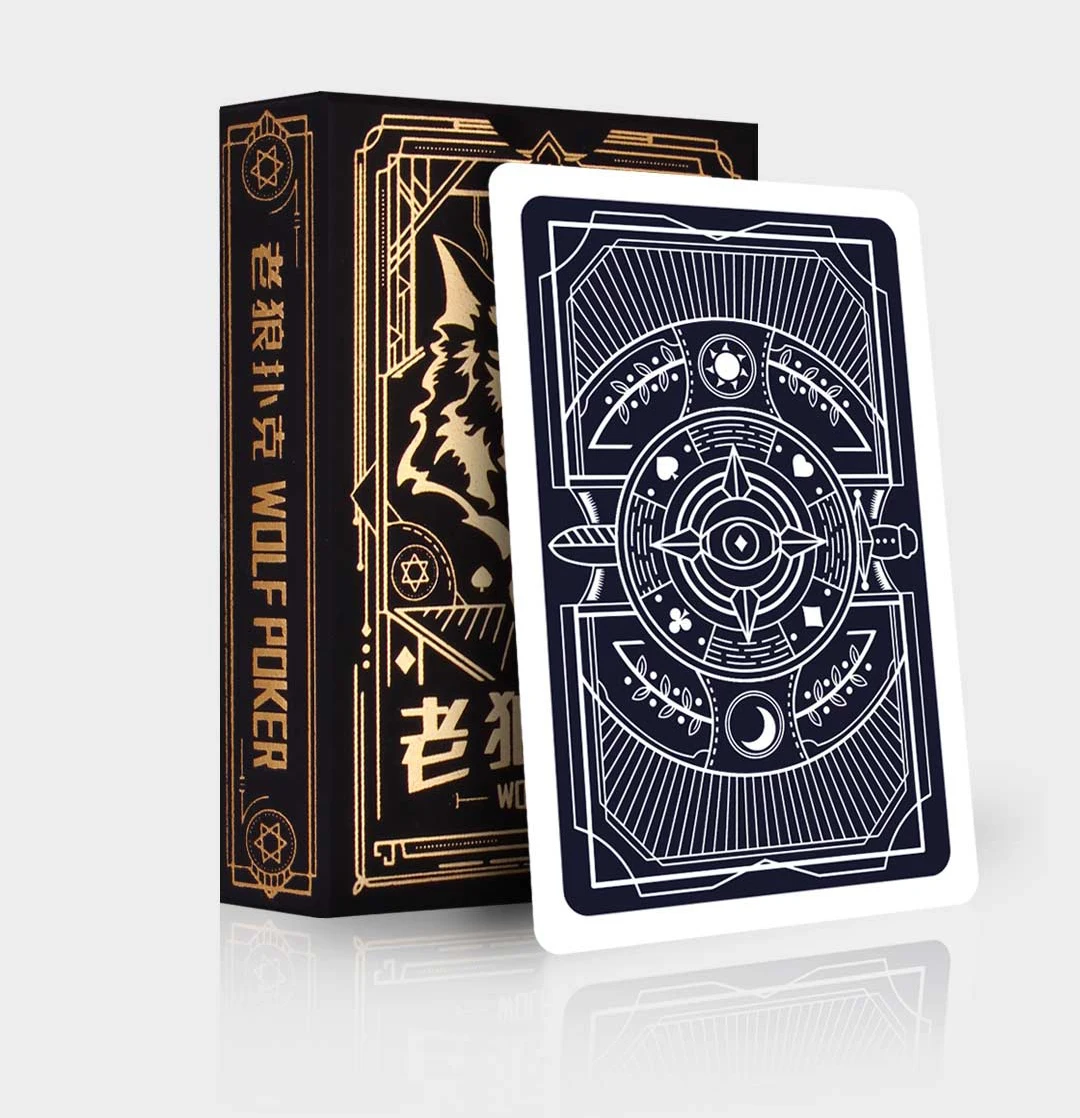 Новые Xiaomi игральные карты для покера Игровой Набор для покера пластиковые волшебные карты водостойкие карты магическая доска игры 57*87 мм карты - Цвет: As shown