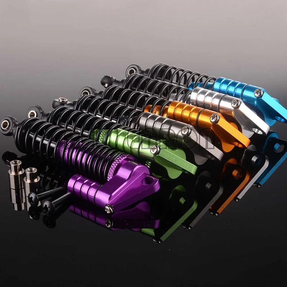 DQR 2P RC Aluminum Double Suspension Adjustable Piggyback Shocks 95MM