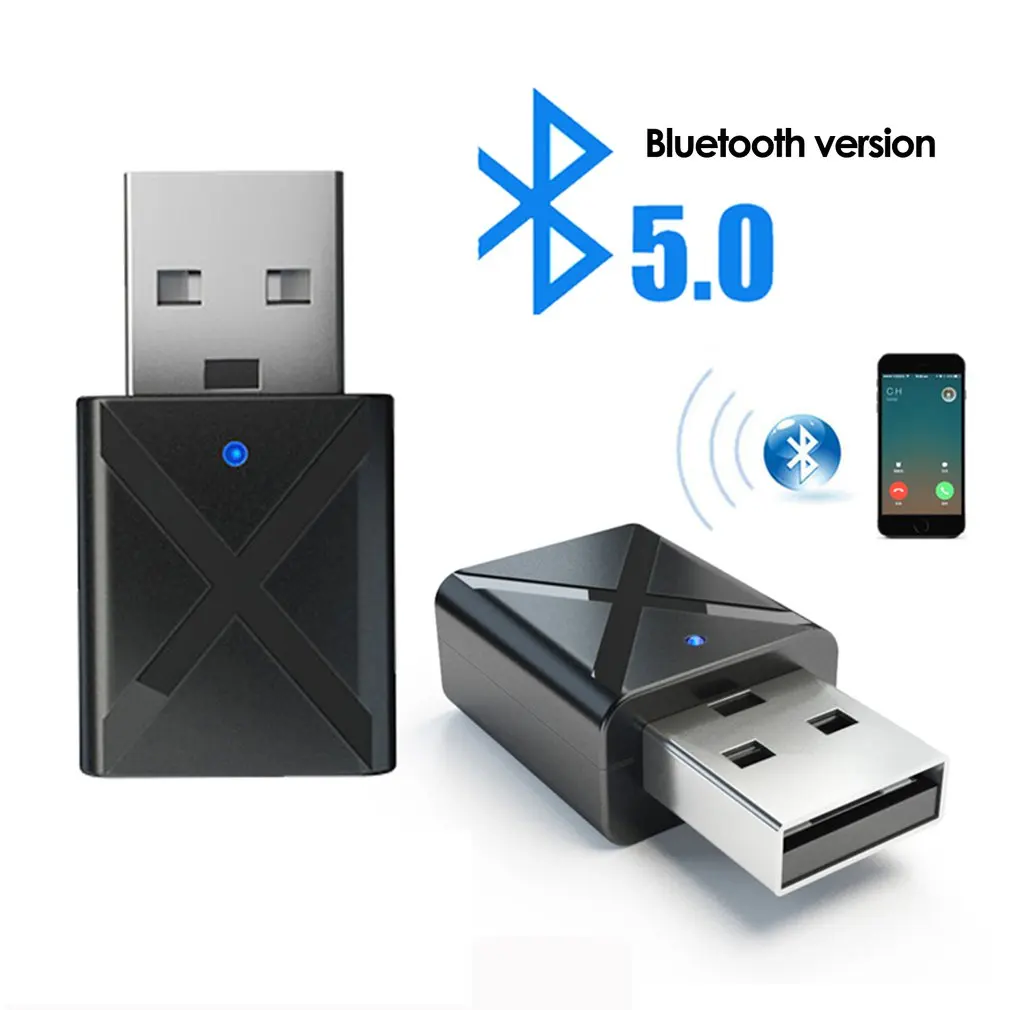 

1pc USB Bluetooth 5.0 Receiver Audio Transmitter Adapter For TV/PC Headphone Speaker